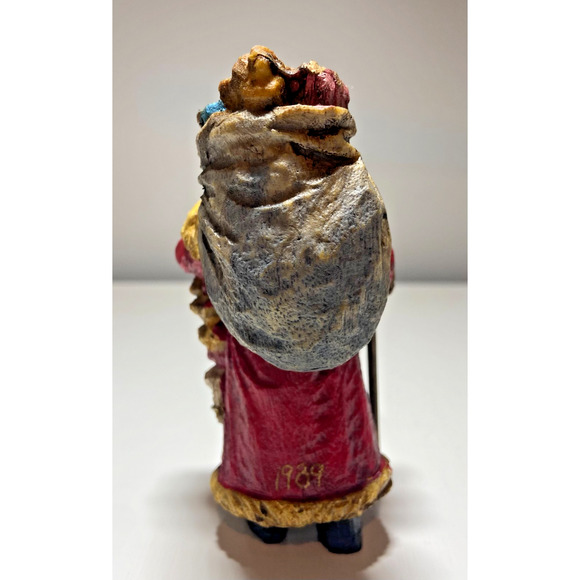 Vintage 1989 Schmid Shackman Collection Annual Santa Clause Ornament 424-136 - Picture 5 of 7